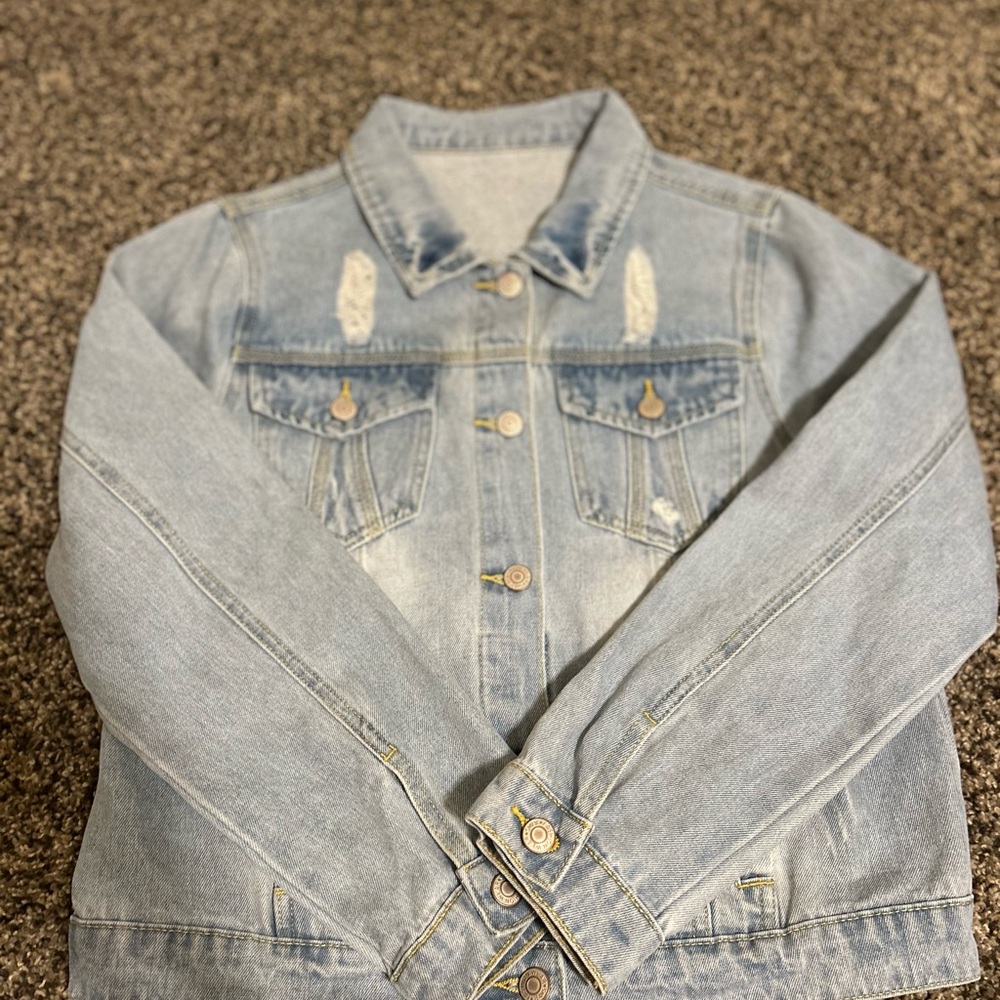 NWOT! Light Blue Denim Jean Jacket